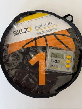 SKLZ Shot Spotz Basketball Training Markers - Orange & Black